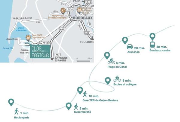 Appartement à vendre 4 pièces 85 m² Gujan-Mestras