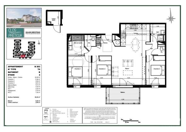 Appartement à vendre 4 pièces 85 m² Gujan-Mestras