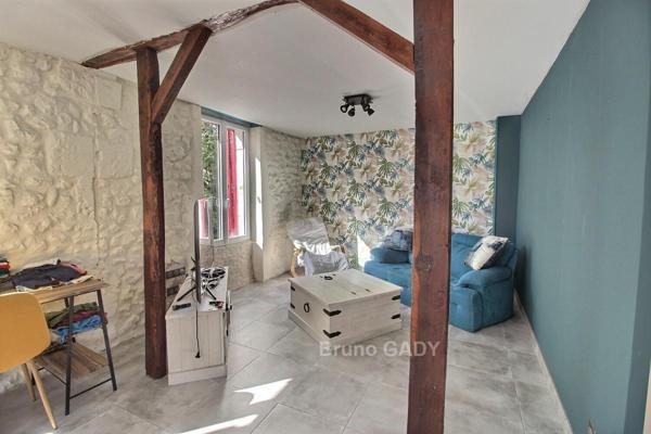 Ensemble immobilier avec maison ancienne en pierre et dépendances