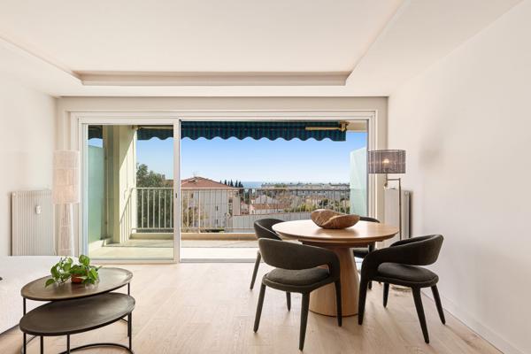 Cannes dernier étage  vue mer panoramique appartement 73 m2  avec  Terrasse