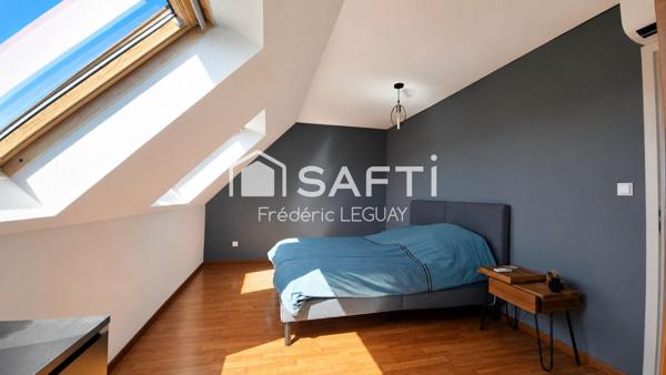 Bel appartement duplex traversant avec vue dégagée