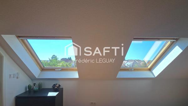 Bel appartement duplex traversant avec vue dégagée