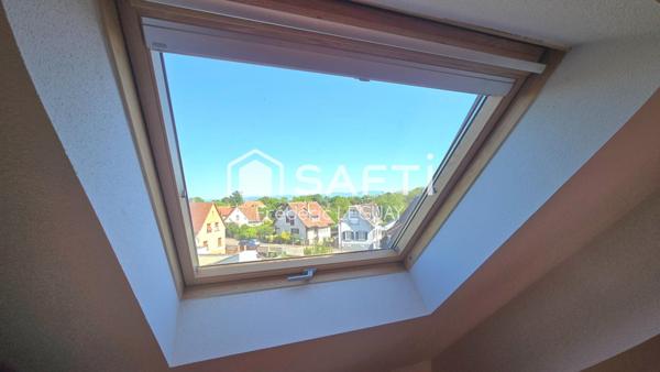 Bel appartement duplex traversant avec vue dégagée
