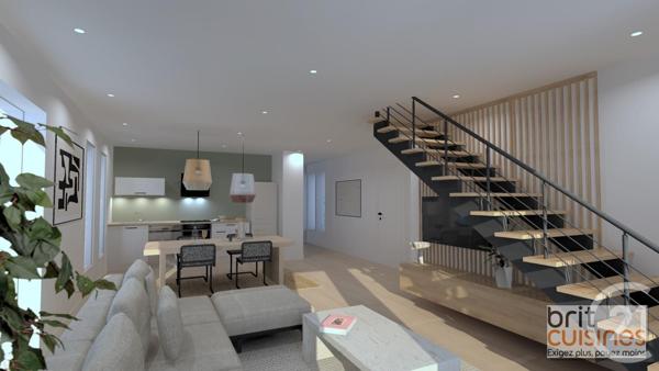 Appartement T3 à vendre  3 pièces - 80,70 m2 ST RENAN - 29