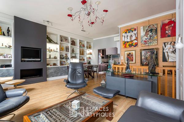 Duplex avec terrasse à la jonction de Lyon 6e