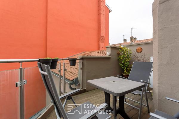 Duplex avec terrasse à la jonction de Lyon 6e