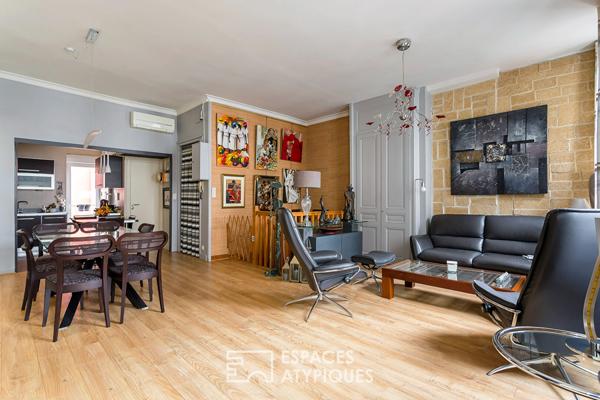 Duplex avec terrasse à la jonction de Lyon 6e