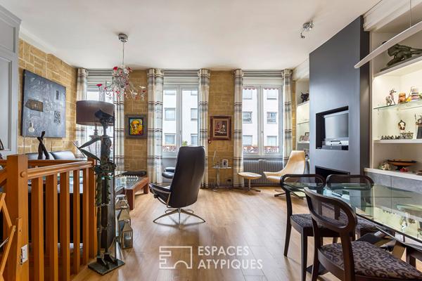 Duplex avec terrasse à la jonction de Lyon 6e