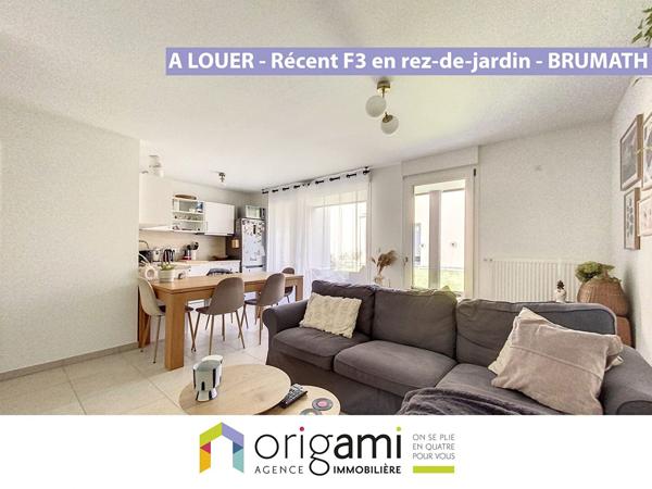 Brumath - Récent F3 En Rez-de-jardin Brumath Brumath - Récent F3 En Rez-de-jardin Brumath