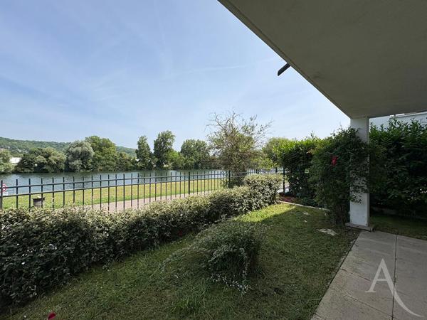 Charmant 3 pièces meublé avec jardin et vue directe sur la Seine