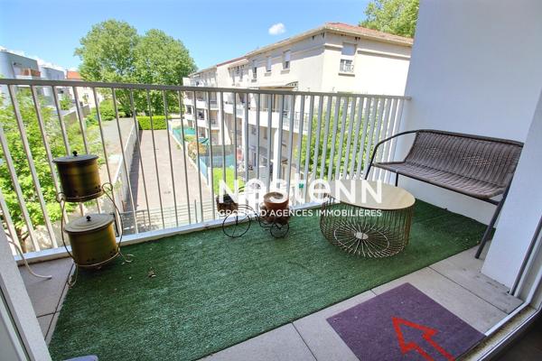 NESTEN VENISSIEUX - PORTES DE LYON - SECTEUR CENTRE VILLE - T2 - 40M²- RESIDENCE SECURISEE - RECENT - GARAGE - PROCHE TRAMWAY - BUS - GARE - A6 - A7 - ROCADE EST