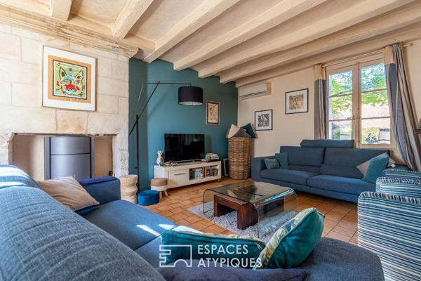 Maison de charme dans son ecrin de verdure