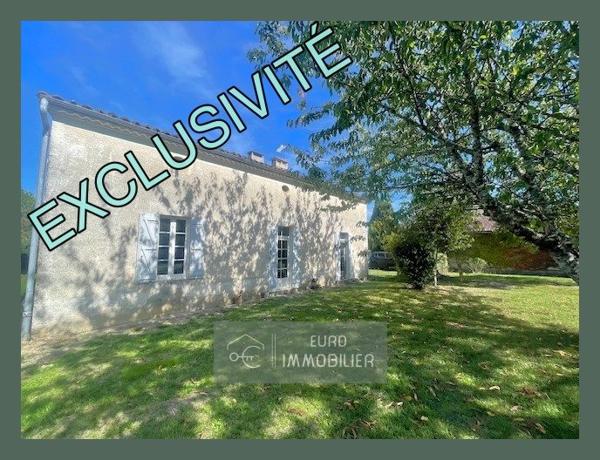 Entre Bazas et Langon -Maison en pierre -5 chambres ,  dépendance attenante , 1700 de terrain clos .33430