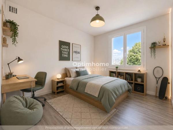 VENTE APPARTEMENT T3 | NANTES BEAUSÉJOUR - ROUTE DE VANNES | 65 M² - DERNIER ÉTAGE | BALCON