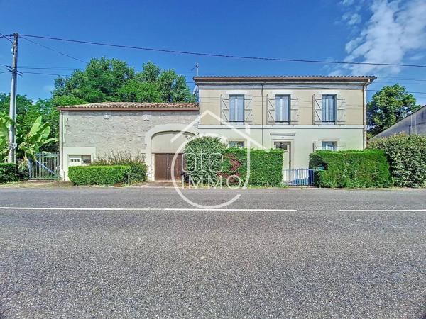 Pineuilh: maison en pierre de 137m² avec grange en bord de Dordogne