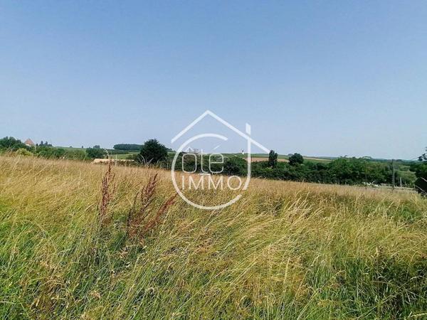 VILLENEUVE/DURAS : Terrain à bâtir avec puits – belle vue campagne