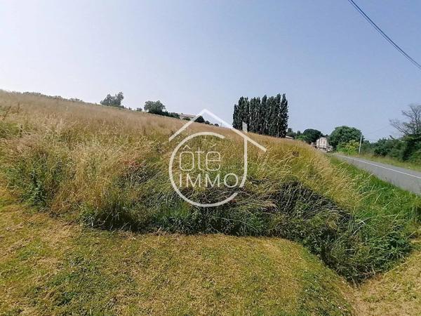 VILLENEUVE/DURAS : Terrain à bâtir avec puits – belle vue campagne