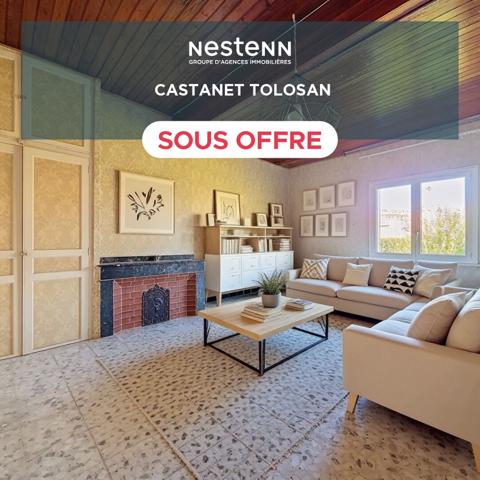Exclusivité Nestenn Immobilier. Au centre-ville de Castanet-Tolosan. Appartement T3 à vendre avec balcon, jardin et 2 parkings.