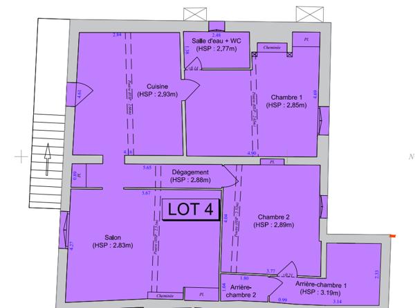 Exclusivité Nestenn Immobilier. Au centre-ville de Castanet-Tolosan. Appartement T3 à vendre avec balcon, jardin et 2 parkings.