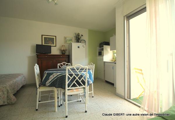 Balaruc-les-Bains (34540) T1: 20,50 m2 + balcon 2,50 m2 proche de l'étang de Thau et de la cure thermale à Balaruc-Les-Bains