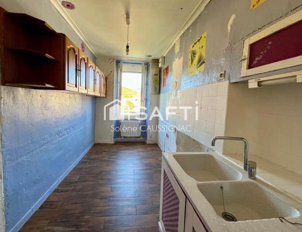 Appartement T2 à rénover avec jardin