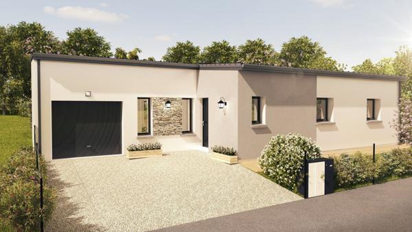 Terrain + Maison à vendre 4 pièces - 92 m²
