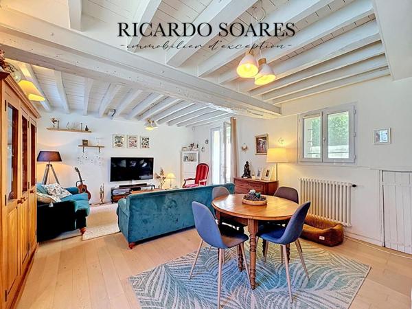 VEMARS 95470 - MAISON DE CARACTÈRE 115m2 AU SOL / 3 CHAMBRES / GARAGE 50m2 / MAGNIFIQUE JARDIN / CAVE