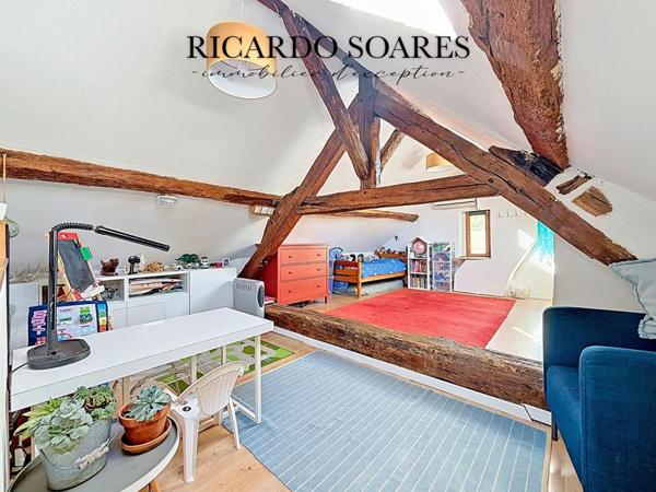 VEMARS 95470 - MAISON DE CARACTÈRE 115m2 AU SOL / 3 CHAMBRES / GARAGE 50m2 / MAGNIFIQUE JARDIN / CAVE