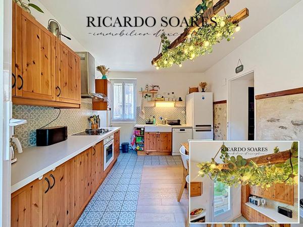 VEMARS 95470 - MAISON DE CARACTÈRE 115m2 AU SOL / 3 CHAMBRES / GARAGE 50m2 / MAGNIFIQUE JARDIN / CAVE