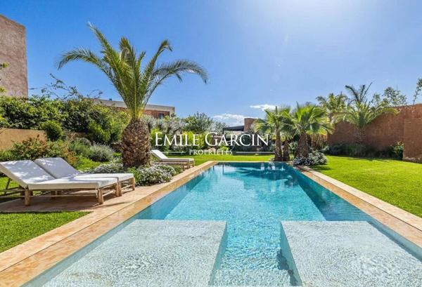 À vendre villa dans un domaine golfique à Marrakech