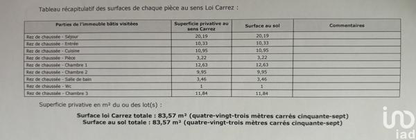 Appartement à vendre 4 pièces 84 m² Bagnolet
