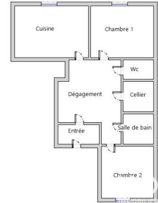 Appartement à vendre 2 pièces 49 m² Grenoble