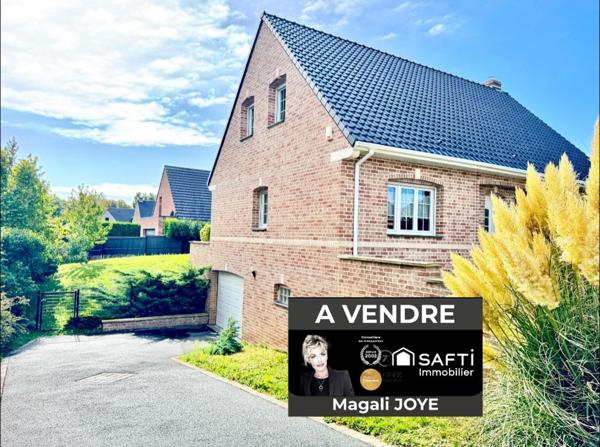 Pavillon individuel en briques sur sous-sol complet