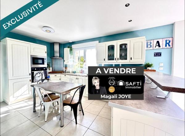 Pavillon individuel en briques sur sous-sol complet