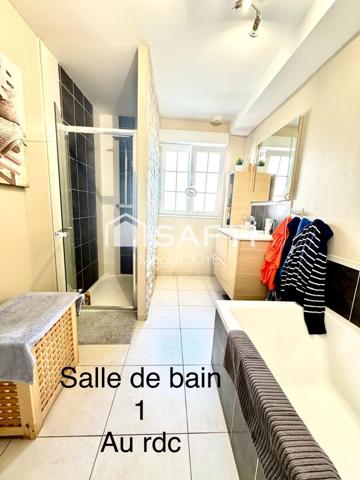 Pavillon individuel en briques sur sous-sol complet