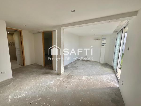 Maison des années 50 , 88m2-Charme, potentiel et authenticité à révéler
