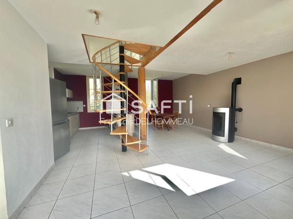 Maison des années 50 , 88m2-Charme, potentiel et authenticité à révéler