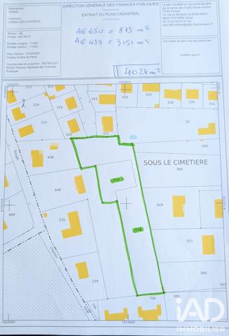 Terrain à vendre 4 024 m² Lussac-les-Châteaux