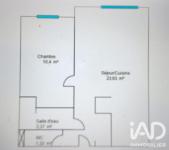 Appartement à vendre 2 pièces 39 m² Le Croisic