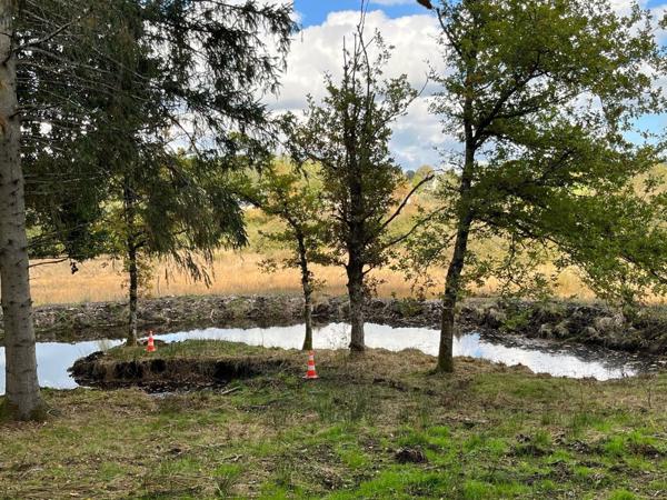 Terrain avec source pour étang 19 000 €
