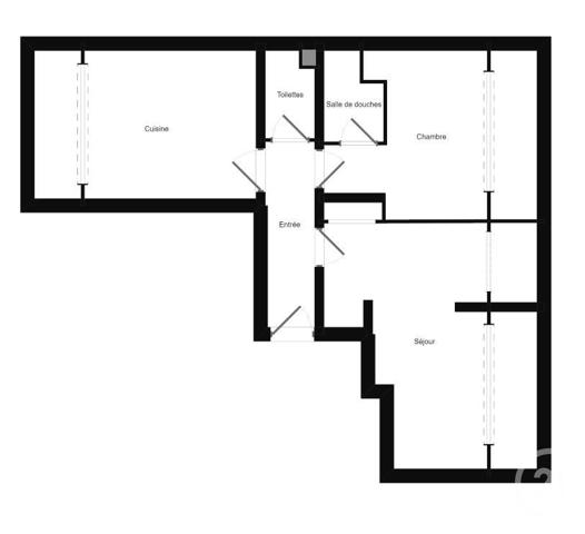 Appartement F2 à vendre  2 pièces - 49,35 m2 LA BAULE ESCOUBLAC - 44