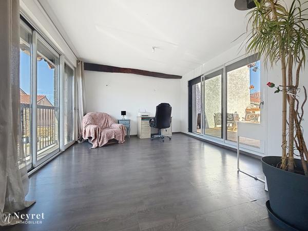 TARTARAS – MAISON DE VILLAGE EN PIERRE – ENV. 180 M² – 4 CHAMBRES – GARAGE 36M²