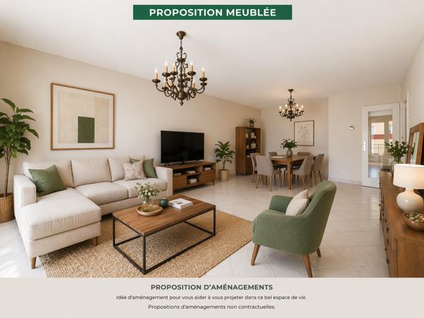 Appartement 3 pièces - 88 m² Exclusivité