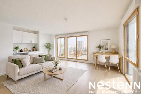 APPARTEMENT DERNIER ÉTAGE AVEC TERRASSE - 3 pièces 63 m² à THIAIS