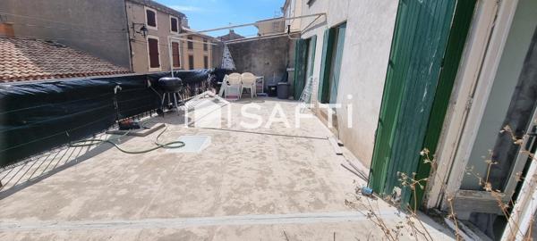 Maison familiale,3 chambres,terrasse, grand garage