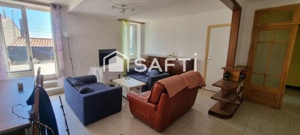Maison familiale,3 chambres,terrasse, grand garage