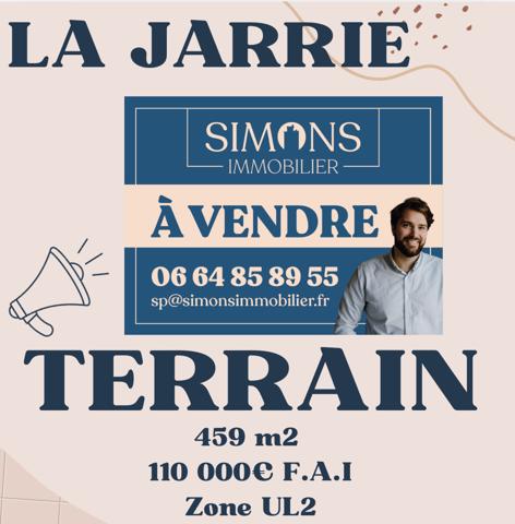 Terrain à bâtir – 459 m² – La Jarrie (17220)
