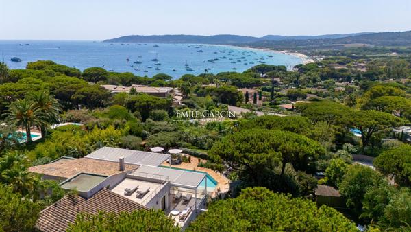 A vendre - Villa avec magnifique vue mer dans un domaine sécurisé -  Ramatuelle/Saint-Tropez