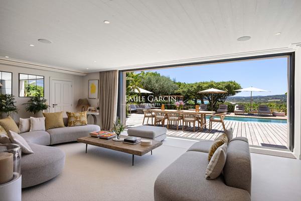A vendre - Villa avec magnifique vue mer dans un domaine sécurisé -  Ramatuelle/Saint-Tropez