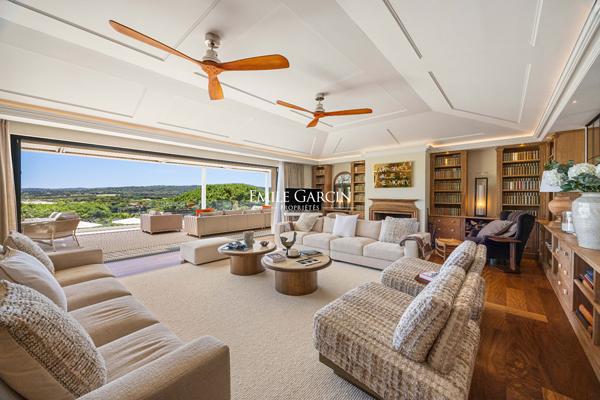A vendre - Villa avec magnifique vue mer dans un domaine sécurisé -  Ramatuelle/Saint-Tropez